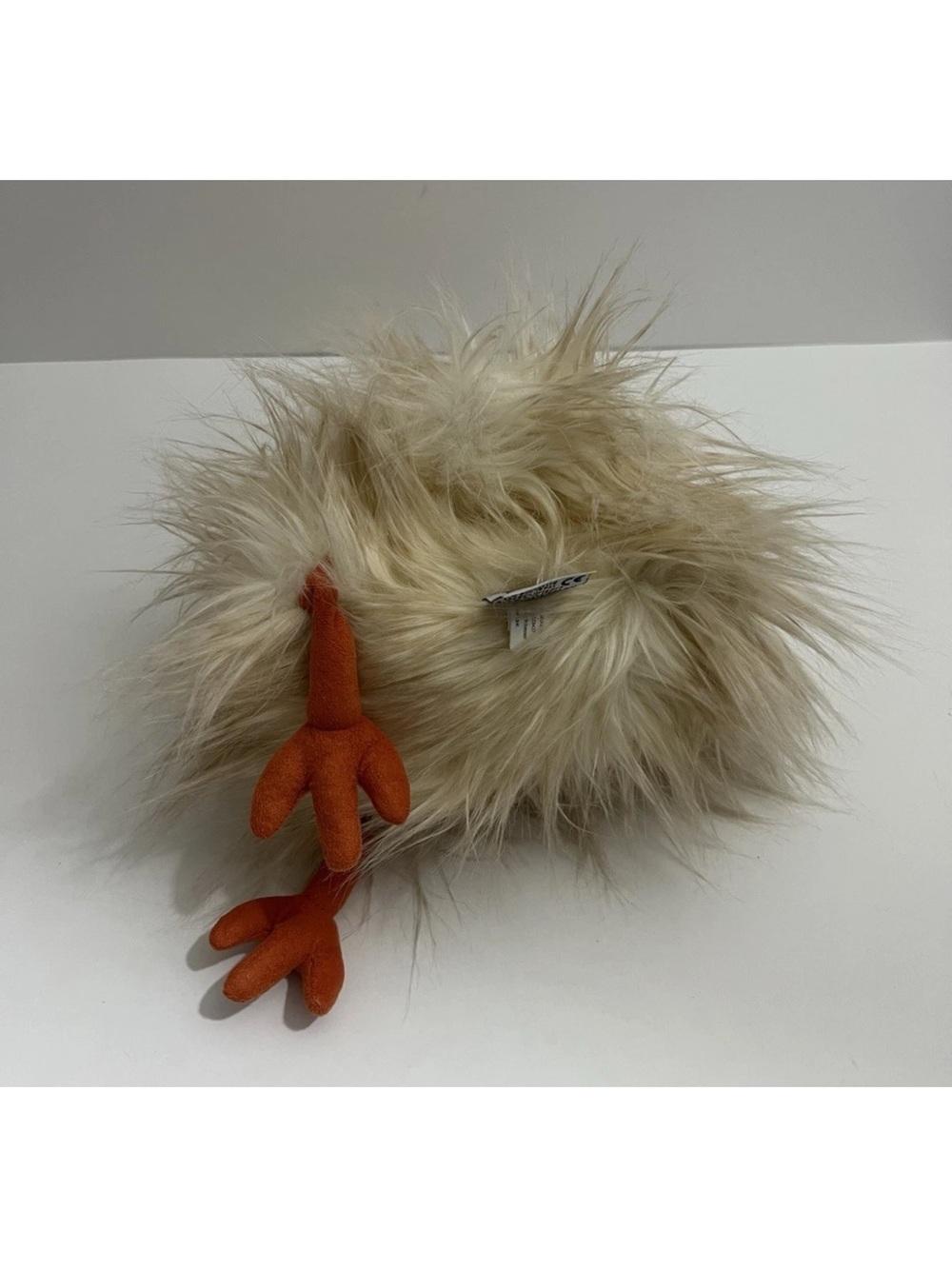 Jellycat Chelsea Chicken Rooster Plush Toy 11" Pet Stuffed Animal Fuzzy Silkie - Picture 8 of 14